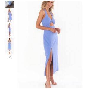 Women's show me Your MuMu Luca Periwinkle Dress L